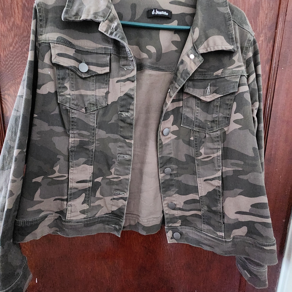 d. jeans Camouflage Jacket